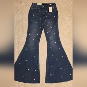 Judy Blue Starry Flare Jeans